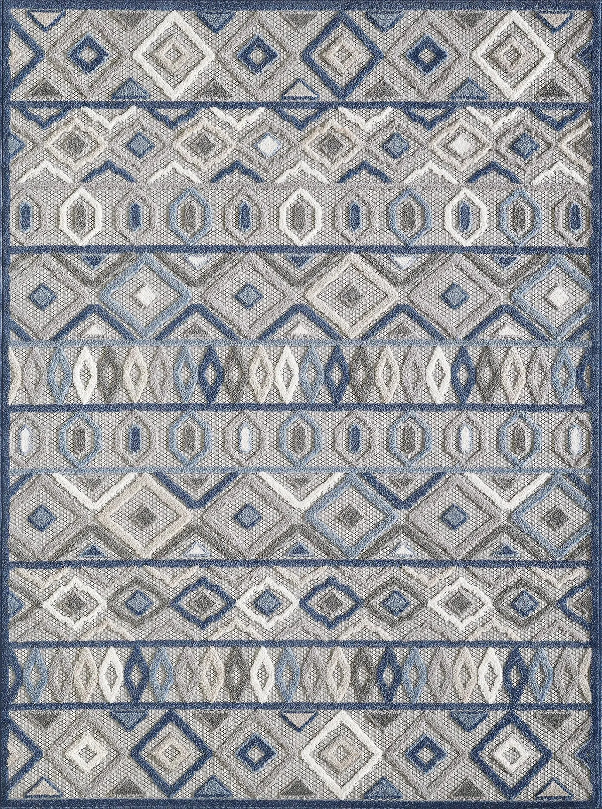 Calla 6921 Aztec Grey/Blue Rugs
