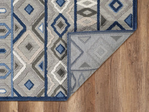 Calla 6921 Aztec Grey/Blue Rugs