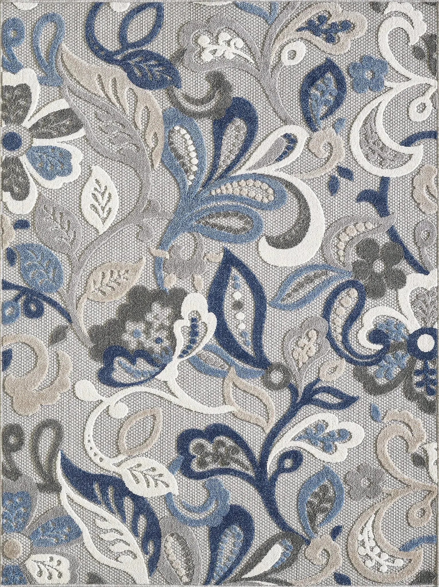 Calla 6922 Leila Grey/Blue Rugs