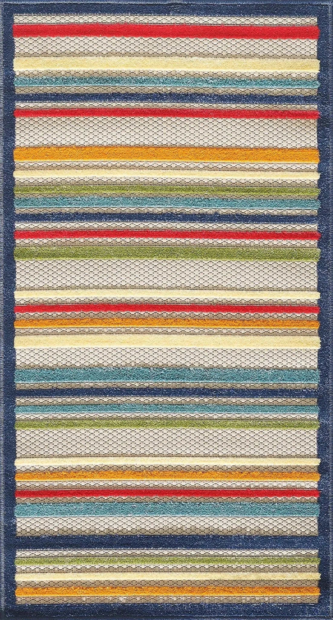 Calla 6927 Stripes Ivory/Multi Rugs