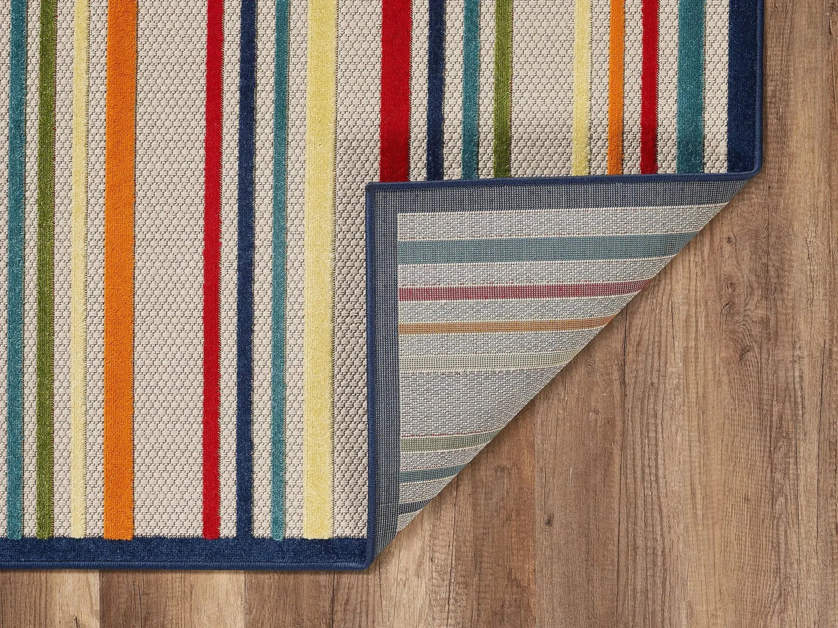 Calla 6927 Stripes Ivory/Multi Rugs