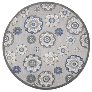 Calla 6932 Grey/Blue Suzani Rug