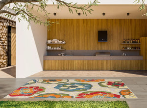 Calla 6936 Ivory Flora Rug