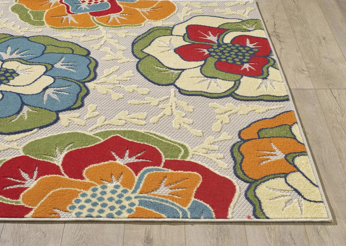 Calla 6936 Ivory Flora Rug