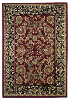Cambridge 7301 Kashan Red/Black Rug