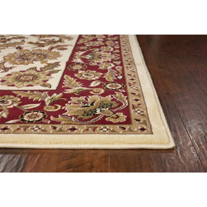 Cambridge-7303 Kashan Ivory/Red Rug