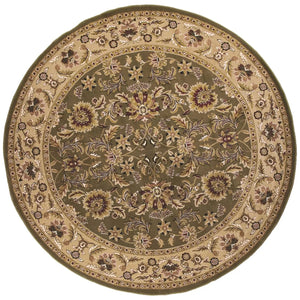 Cambridge-7304 Kashan Green/Taupe Rug