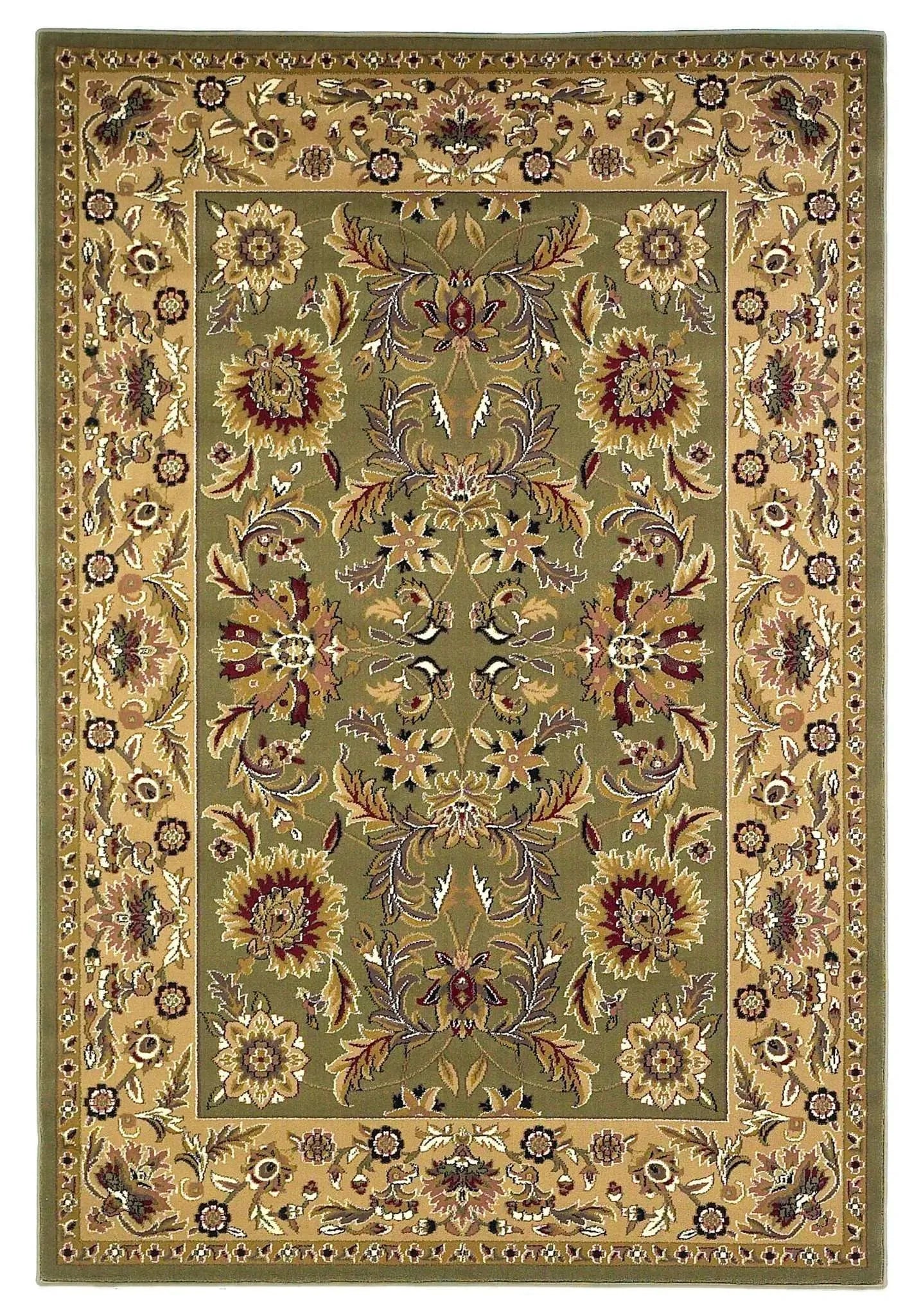 Cambridge 7304 Kashan Green/Taupe Rug