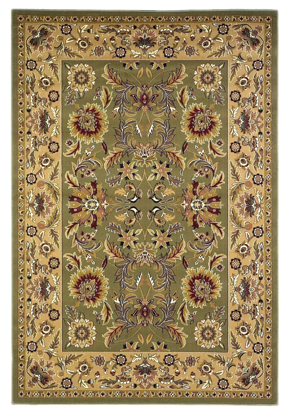 Cambridge 7304 Kashan Green/Taupe Rug