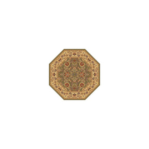 Cambridge-7304 Kashan Green/Taupe Rug