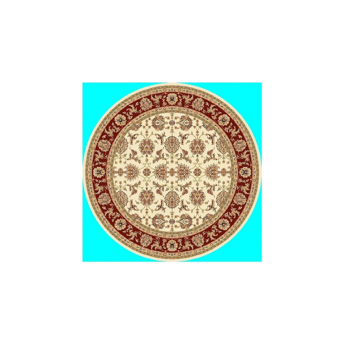 Cambridge-7312 Kashan Ivory/Red Rug