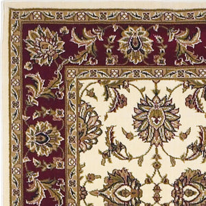 Cambridge-7312 Kashan Ivory/Red Rug