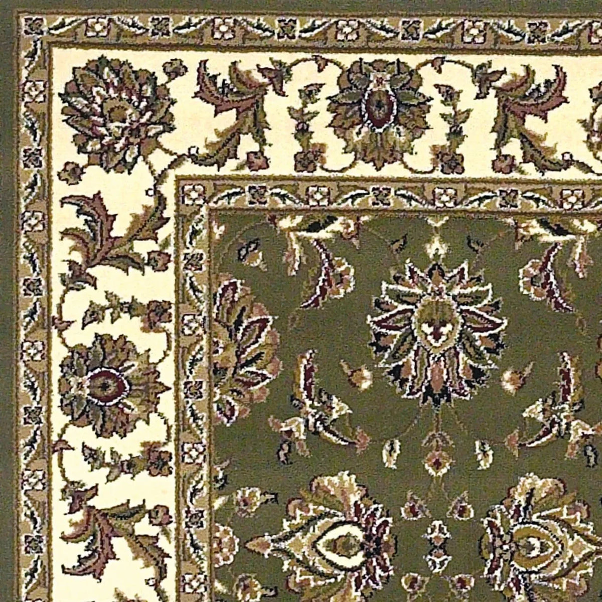 Cambridge 7314 Kashan Green/Ivory Rug