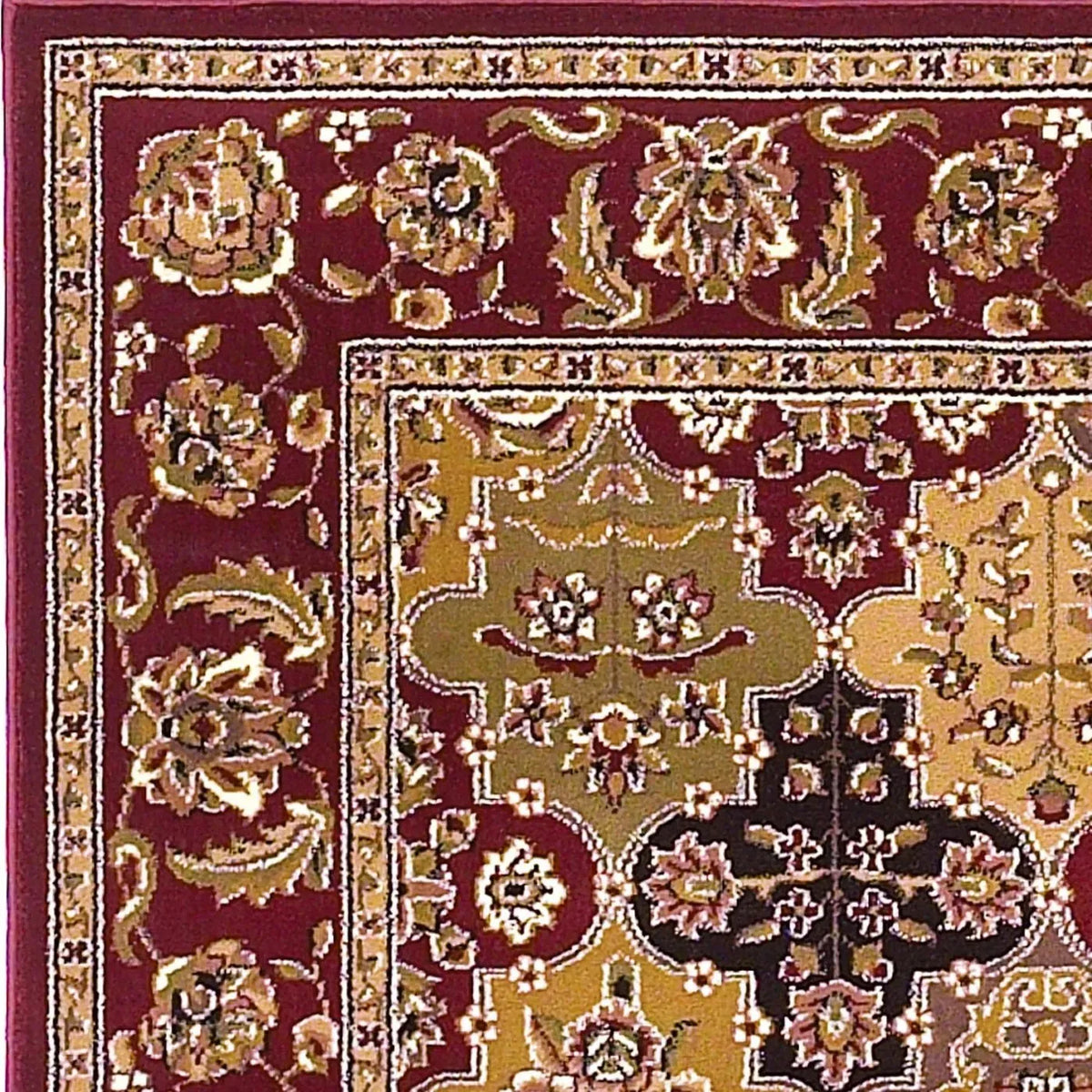 Cambridge 7325 Kashan Panel Red Rug