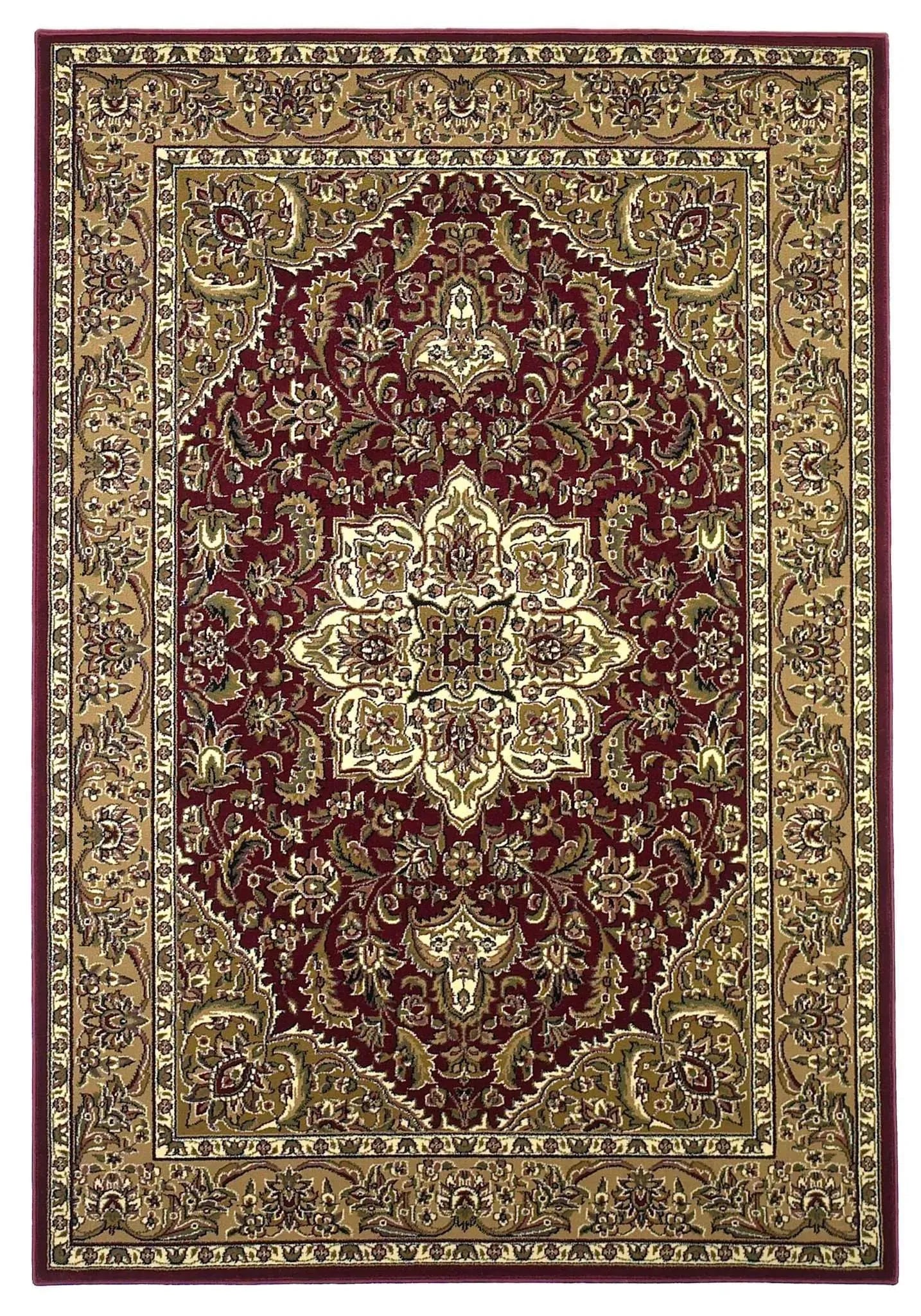Cambridge 7326 Kashan Medallion Red/Beige Rug