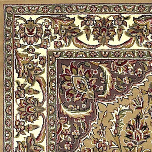 Cambridge 7328 Kashan Medallion Beige/Ivory Rug