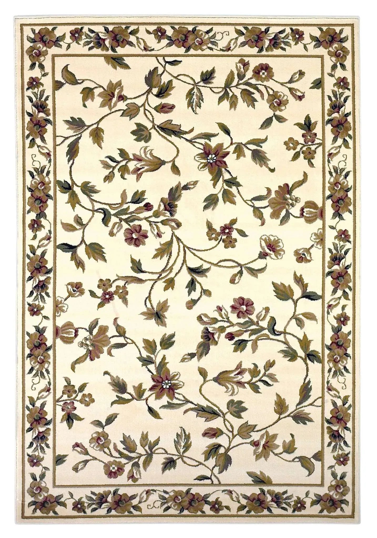 Cambridge 7331 Floral Vine Ivory Rug