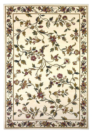 Cambridge 7331 Floral Vine Ivory Rug