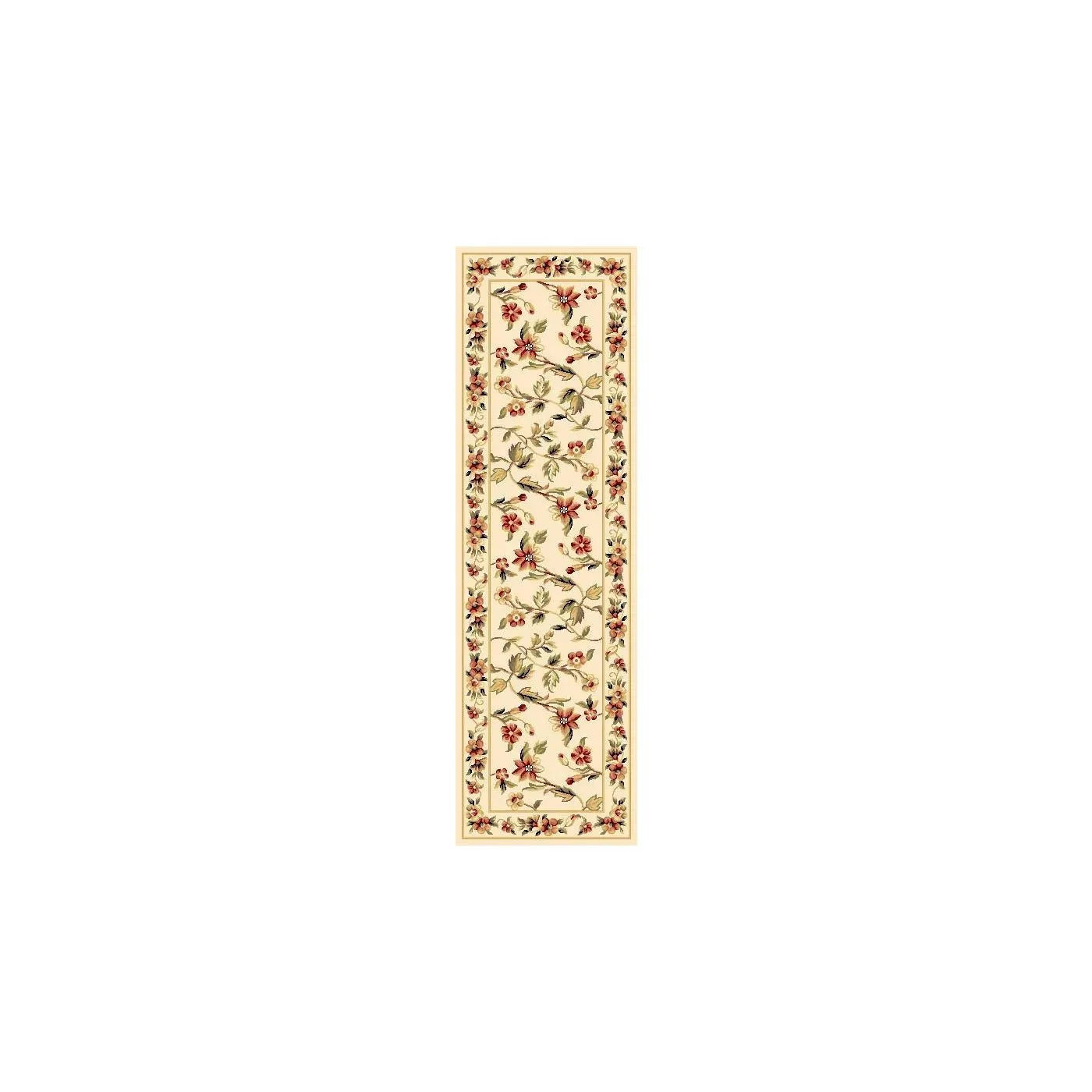 Cambridge 7331 Floral Vine Ivory Rug