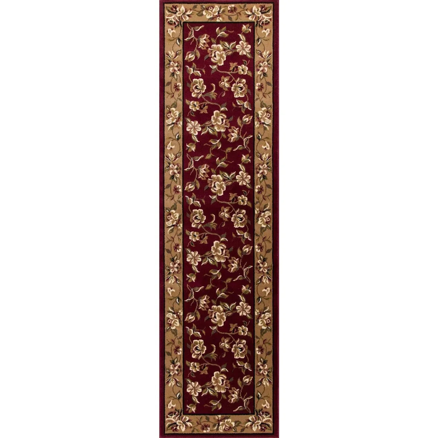 Cambridge 7337 Floral Delight Red/Beige Rug