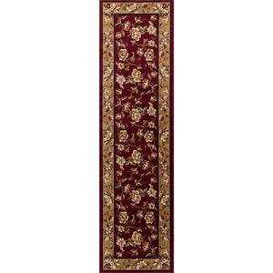 Cambridge 7337 Floral Delight Red/Beige Rug