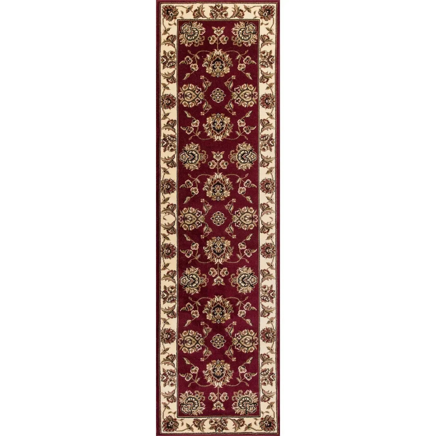 Cambridge 7340 Floral Mahal Red/Ivory Rug