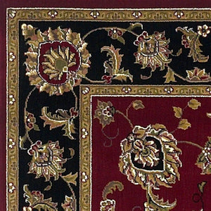 Cambridge 7342 Bijar Red/Black Rug