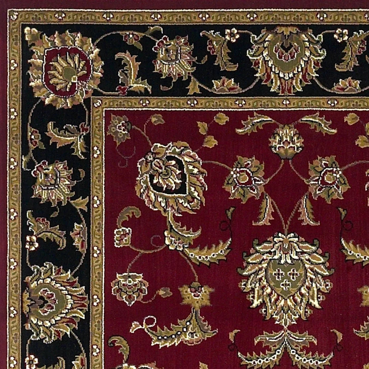 Cambridge 7342 Bijar Red/Black Rug