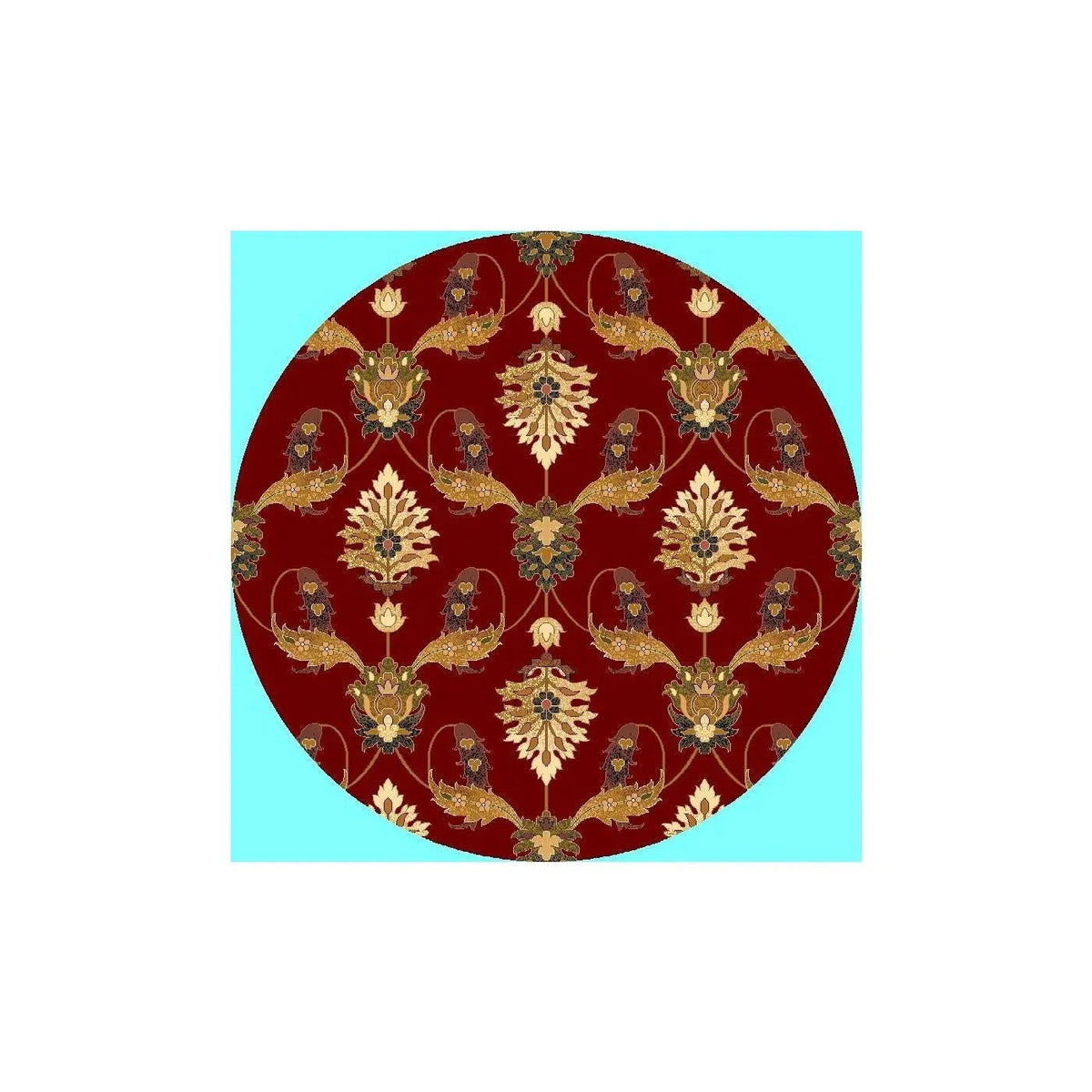 Cambridge 7364 Palazzo Red Rug