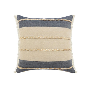 Cape Cod Lr07638 Denim/Taupe Pillow