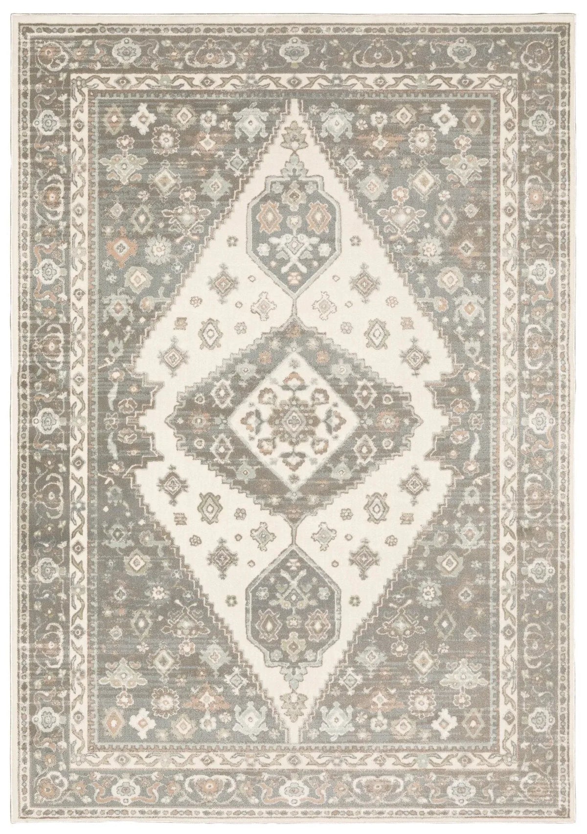Capistrano 511E Ivory/Grey Rug
