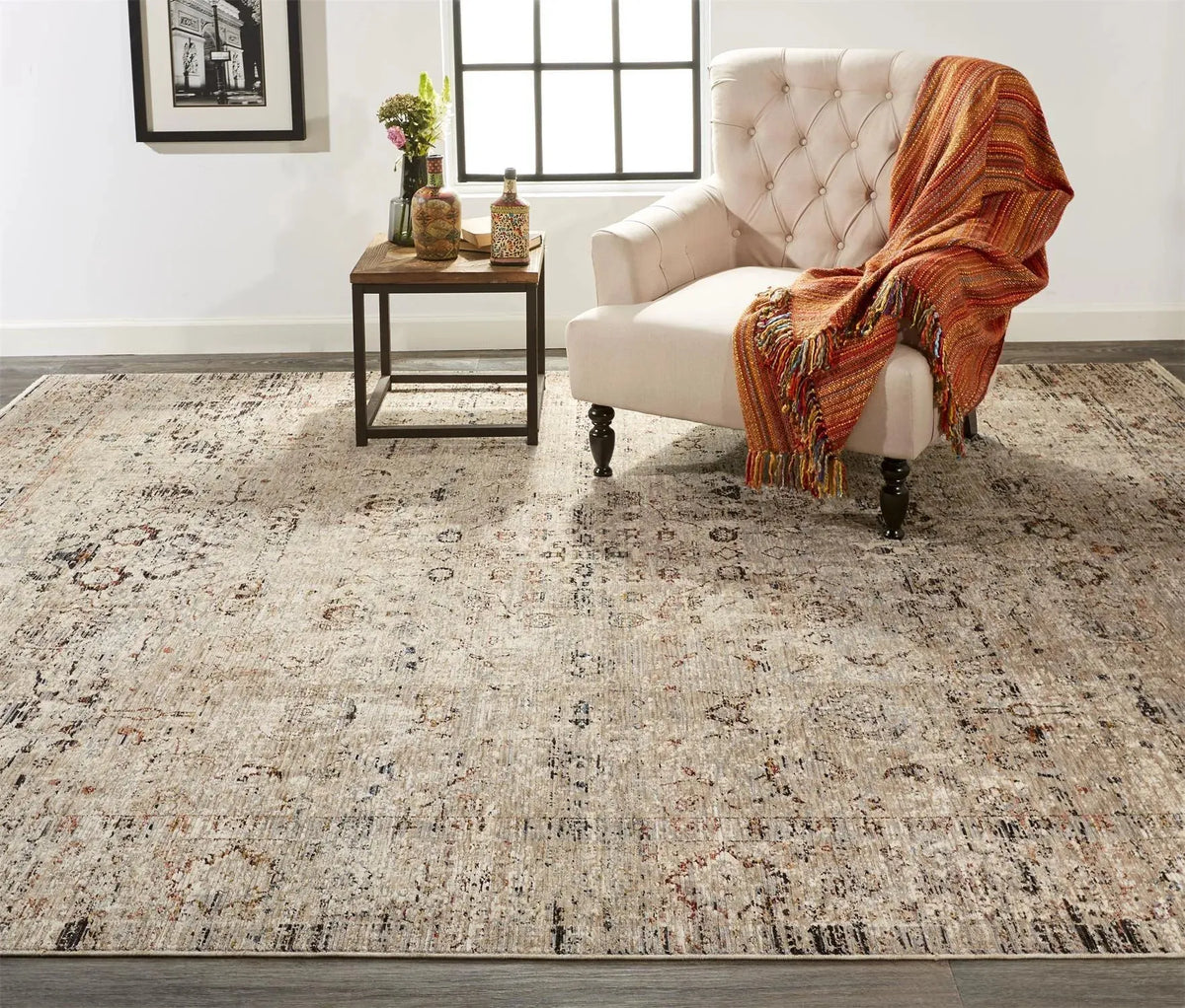 Caprio 3958F Ivory/Gray Rug