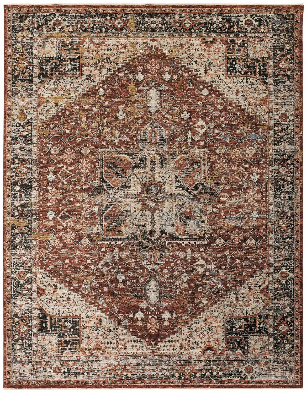 Caprio 3960F Rust/Tan Rug