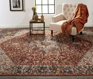 Caprio 3960F Rust/Tan Rug