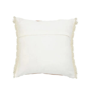 Caramel Coated Fringed  LR07527 Throw Pillow