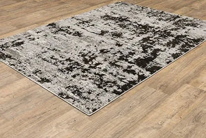 Caravan 4153Q Grey/Black Rug
