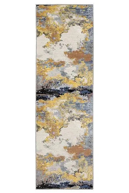 Caravan 530V8 Yellow/Blue Rug