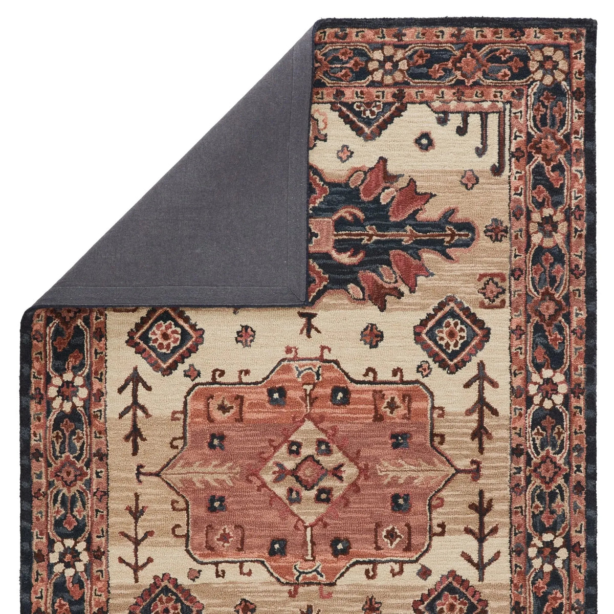 Cardamom Com09 Idina Pink/Dark Blue Rug