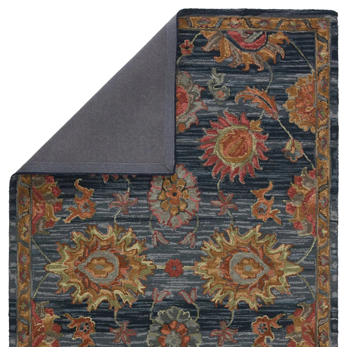 Cardamom Com10 Nela Dark Blue/Red Rug