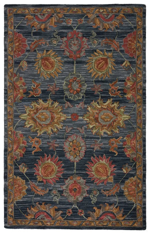 Cardamom Com10 Nela Dark Blue/Red Rug