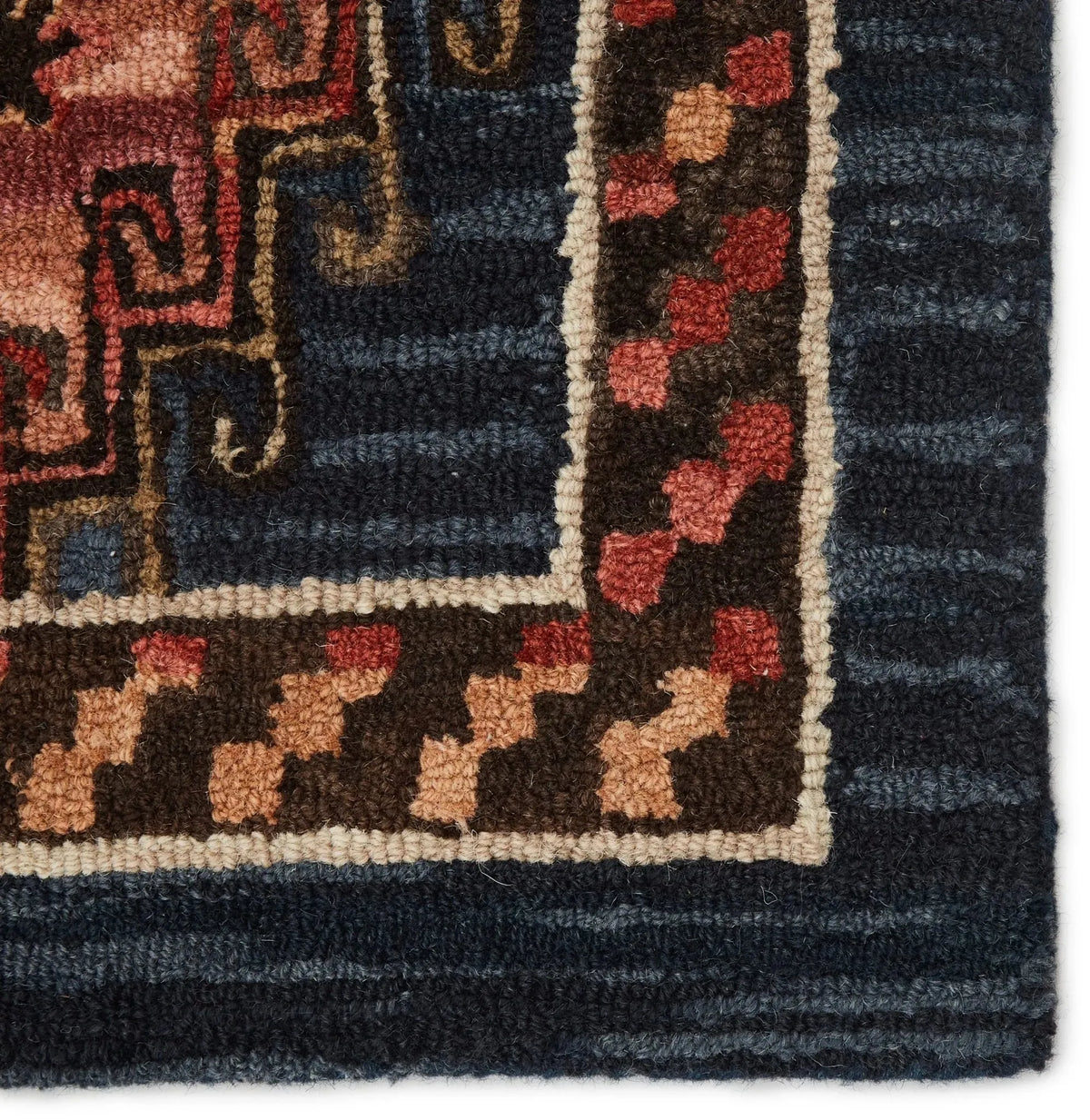 Cardamom Com11 Kyoto Dark Blue/Pink Rug