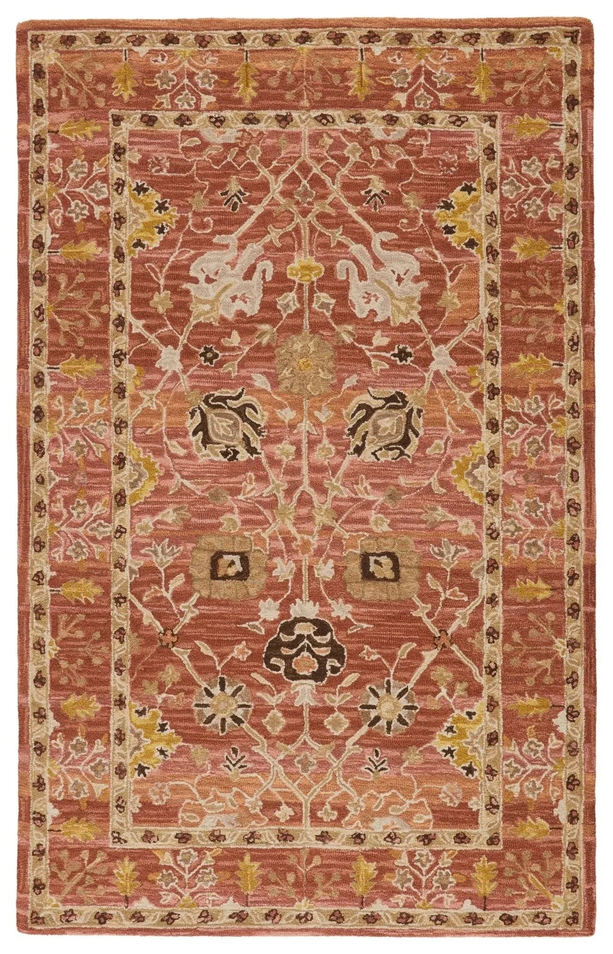 Cardamom Com12 Ahava Pink/Gold Rug