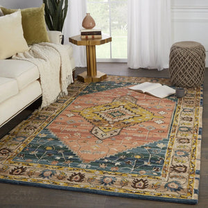 Cardamom Com13 Seraphina Pink/Yellow Rug