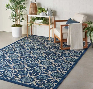 Caribbean CRB02 Navy Rug