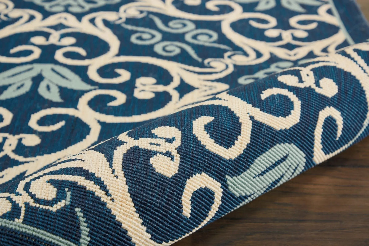 Caribbean CRB02 Navy Rug