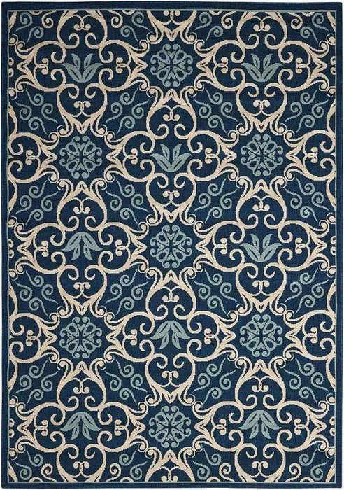 Caribbean CRB02 Navy Rug