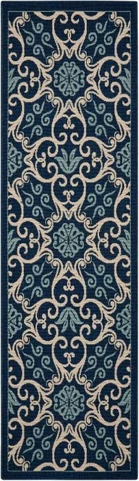 Caribbean CRB02 Navy Rug