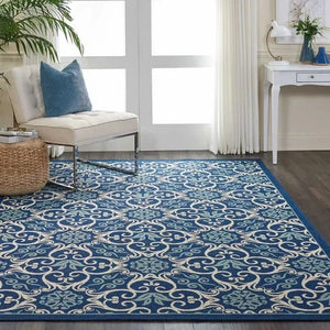 Caribbean CRB02 Navy Rug