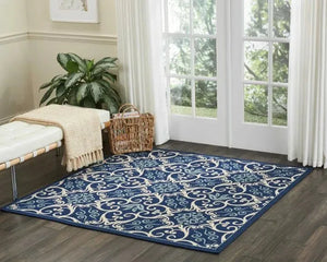 Caribbean CRB02 Navy Rug