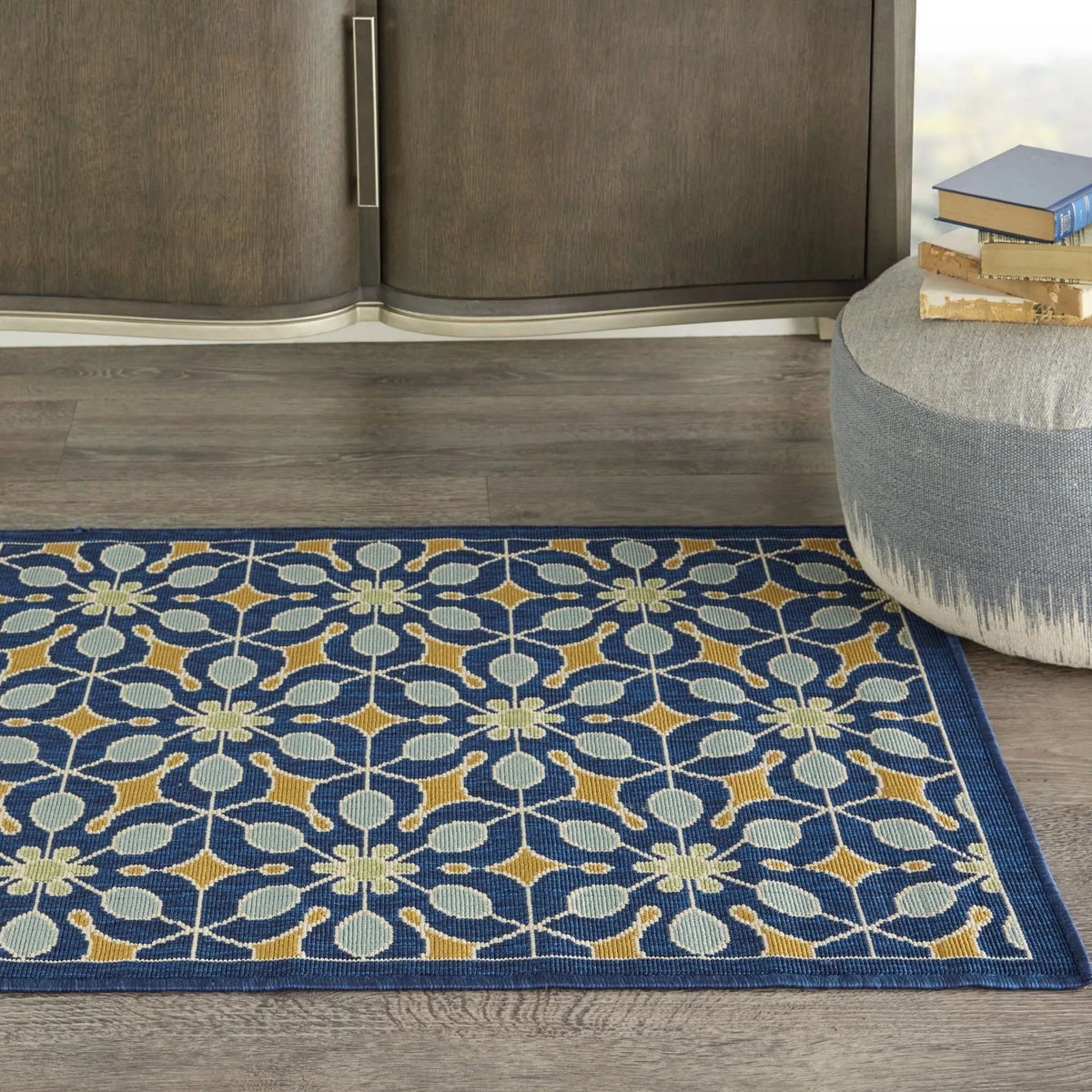 Caribbean CRB07 Navy Rug